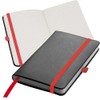 A6 Leather Hard Cover Lined Notebook Notepad Writing Pad Ruled