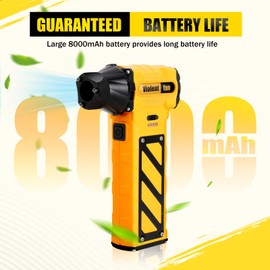 Electric Air Duster High Speed Handheld Jet Dry Blower 110000 RPM Powerful Air Blower with Window Breaker for Snow Removal