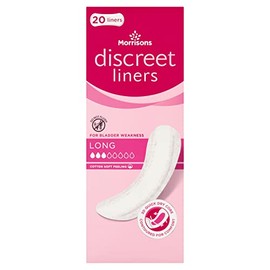 Morrisons 20 Long Comfort Liners