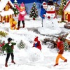 GW Box 5 Pcs Christmas Village People Figurines