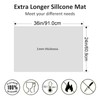 36" x 24" Extra Large Silicone Mat for Epoxy Resin,