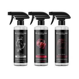BLACKLINE RESET - Complete Interior Cleaner & Scent booster - Eliminate Odor and Leave a Spotless Streak-Free Finish, Safe On All Surfaces:_Variety 3 Pack 
