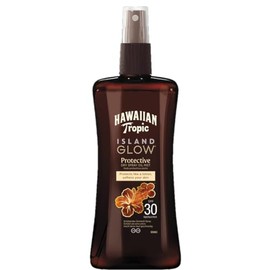 HAWAIIAN Tropic Island Glow Protective Dry Oil SPF 30, 1 bottle of 200 ml