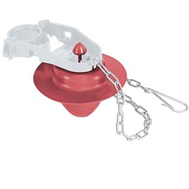 Foset SA-009 Sapo para WC de 2", silicona con marco rígido, cadena inoxidable