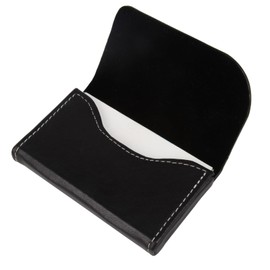 YURU Minimalist Business Card Holder, RFID Blocking Wallet, Sheepskin Wallet with Magnetic Closure, Slim Credit Card Wallet, For Home, Office and Business, Black