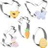 Easter Cookie Cutters, Joyoldelf 5 Pcs Cookie Cutter Set Stainless