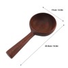 Wooden Bailer Short Handle Multifunctional Soup Spoon Water Ladle Kitchen