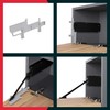 KOTARBAU Flap Fitting Bar Compartment Black 259 mm Construction Plastic