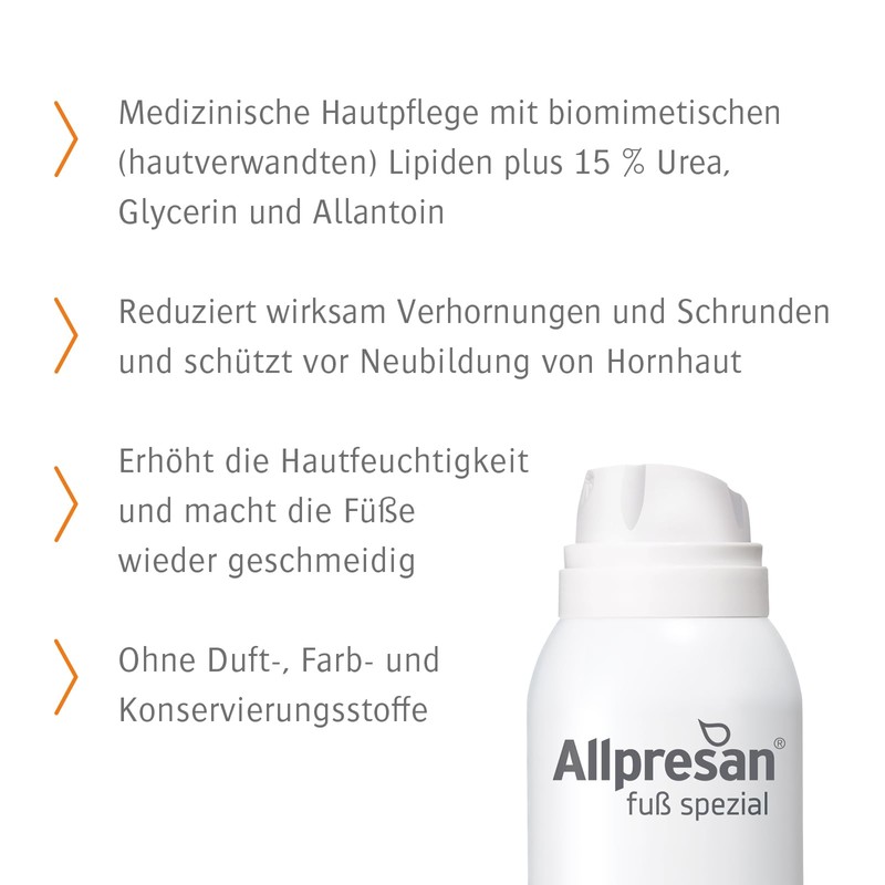 Allpresan Foot Special No. 4 Foam Cream Callus and Cracks