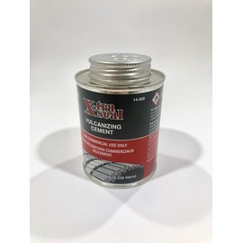 XTRA SEAL Cold Vulcanizing Rubber Cement Tire Repair 8oz can Wheel Bicycle Patch Plug Glue