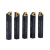 Accusize Industrial Tools 1/2'' 5 Pc Indexable Turning Tool Set,