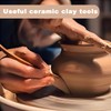 Clay Modelling Tools, 10 Pcs Wooden Clay Sculpting Modelling Pottery