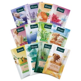 Kneipp Bath Salts 12 Type Trial Assorted Set 12 Pieces, 12 Pieces, 1g / 크나이프 Kneipp 입욕제 12종 트라이얼 어소트 세트 12개입, 12개, 1g