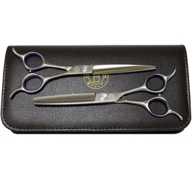 Fuji Mt. Scissors, Made in Japan, Trimming, Senning Scissors, Professional Use, 35 Eyes, Pet Scissors, Scissors (Set of 2 35 Eyes, 6.5 Inch)
