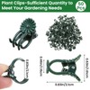 50pcs Plastic Clips Reusable Holder for Stems Support Clip