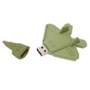 USB Flash Drive Green Cartoon Fighter Doll Portable Storage Memory