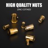 TOPEX Rivet Bolt Steel Rivets Tool Zinc Plated Steel Flange