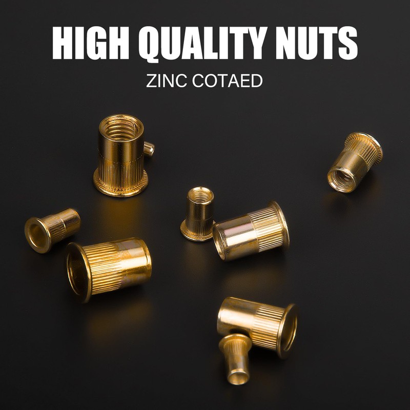 TOPEX Rivet Bolt Steel Rivets Tool Zinc Plated Steel Flange