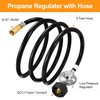 GasSaf 6FT Propane Regulator Hose with Adapter for Blackstone 17/22-inch