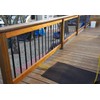 SCARIU 26 Pack Deck Balusters 36”Thicker Rectangle Staircase Baluster Black