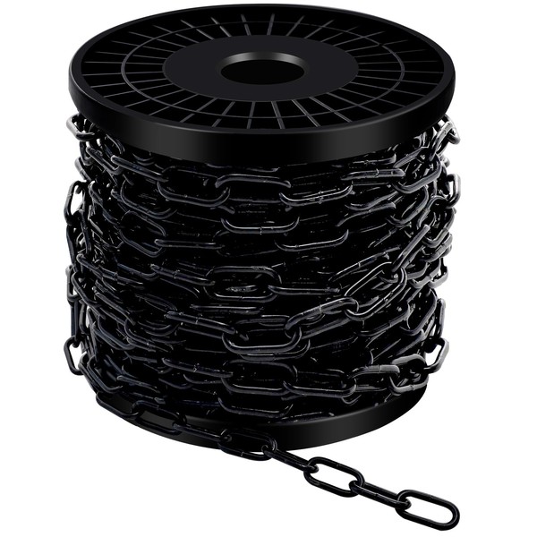 50 ft 1/8" Metal Hanging Chains Fixture Chain Decorative Chain