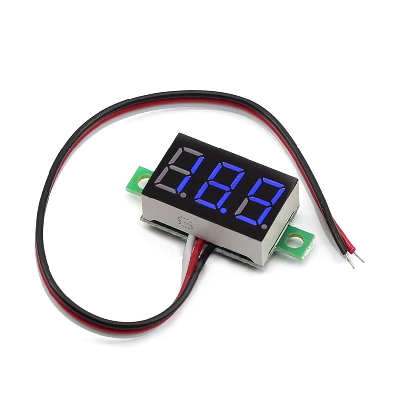 Artudatech LED Digital Voltmeter, 3 Wires, 0.28 Inch 4.0-40V 5