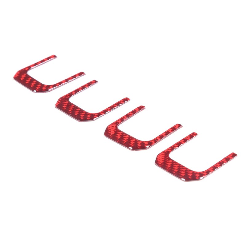 Daeiclru Real Carbon Fiber Car Visor Makeup Mirror Panel Sticker