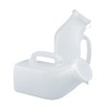 Men's Portable Urinal with Lid 1200ml Plastic Urine Bottle for