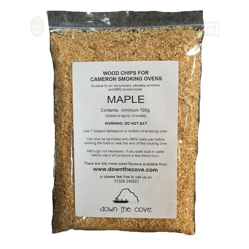 100g Maple Wood Dust for Hot or Cold Smokers/Smoking Ovens
