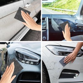 Leogony 6PCS Nano Sparkle Cloth for Car Scratches, Repair Light Scuffs on Surface