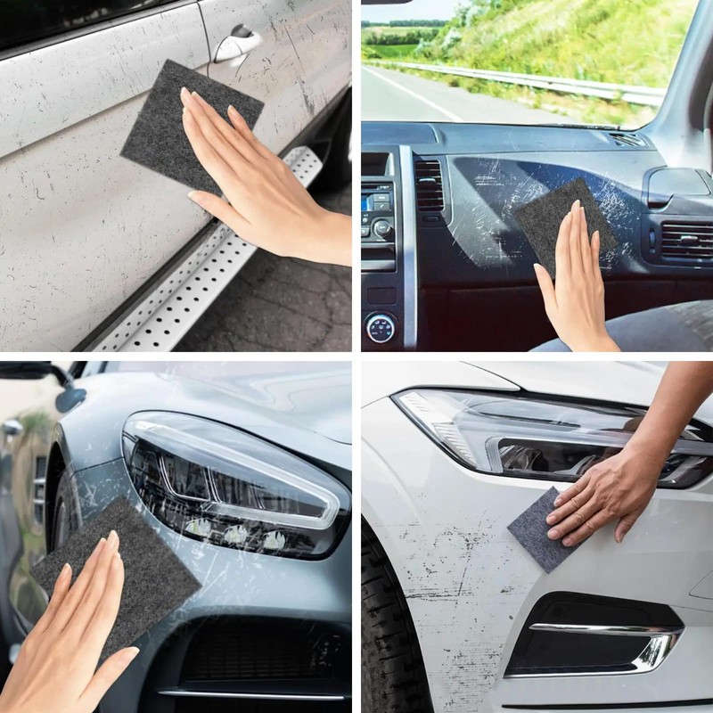 Leogony 6PCS Nano Sparkle Cloth for Car Scratches, Repair Light
