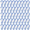 100pcs Small Spring-Loaded Gate Aluminum Carabiner Bulk Carabiner Spring Clip