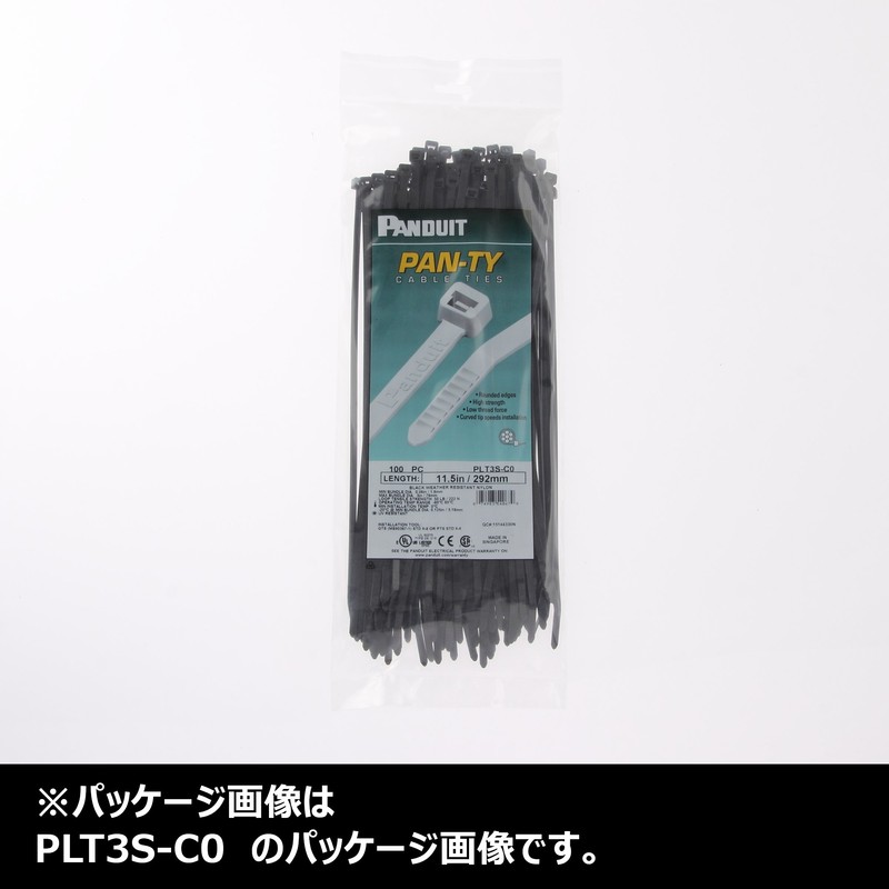 パンドウイット ナイロン結束バンド 耐候性黒 幅7.6mm 長さ206mm 50本入り PLT2H-L0