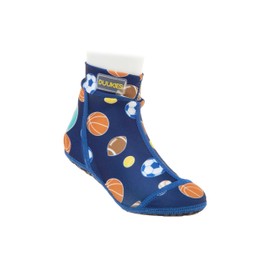Duukies Boys' Swimming Socks Sports Balls Beach Socks Basketball Football Ball Sports Motif, blue
