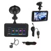 4in Touch Screen Driving Recorder 1080P Dual Dash Cam Night