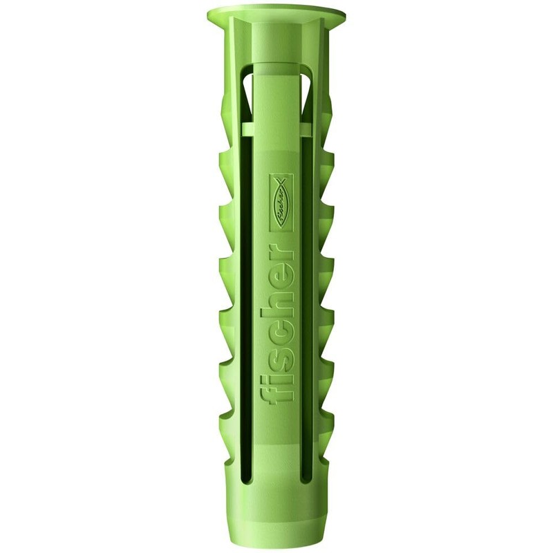 fischer Meister-Box Greenline Expansion Wall Plugs SX + A2 Screws