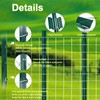 Fence Posts Pack of 10, Metal Fence Post 5 Feet,