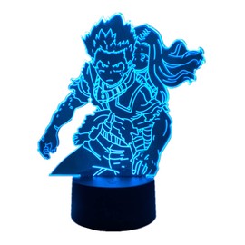 Acrylic My Hero Academia 3D Illusion Anime Lamp Izuku Midoriya Led Night Light for Room Decor RGB 16 Colors USB Desk Lamp Boys and Girls Holiday Gift