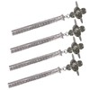 4Pcs Shoe Clips 4 Diamond Tassel Claw Chain Women's Boots