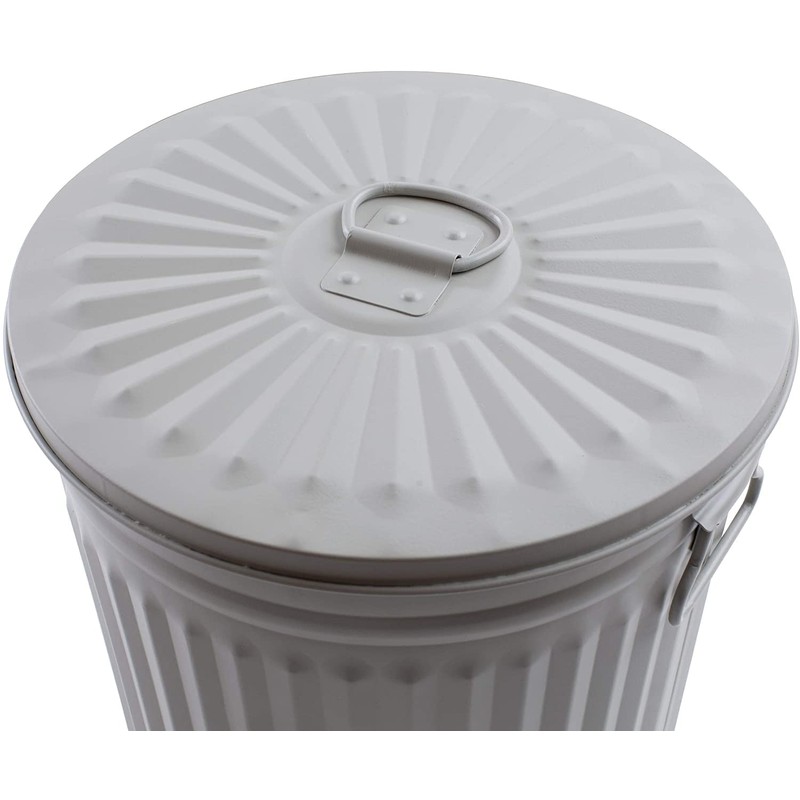 Jinfa 2 Sets Retro Design Bin with Lid | Grey