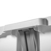 Sterilite 11.9 Gallon Rectangular Step On Kitchen Plastic Indoor Wastebasket