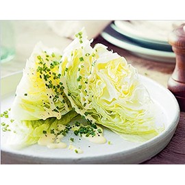 Iceberg Heading Lettuce 1000 - 40,000 Seeds Bulk Heirloom Crisp Non GMO Healthy (1000)