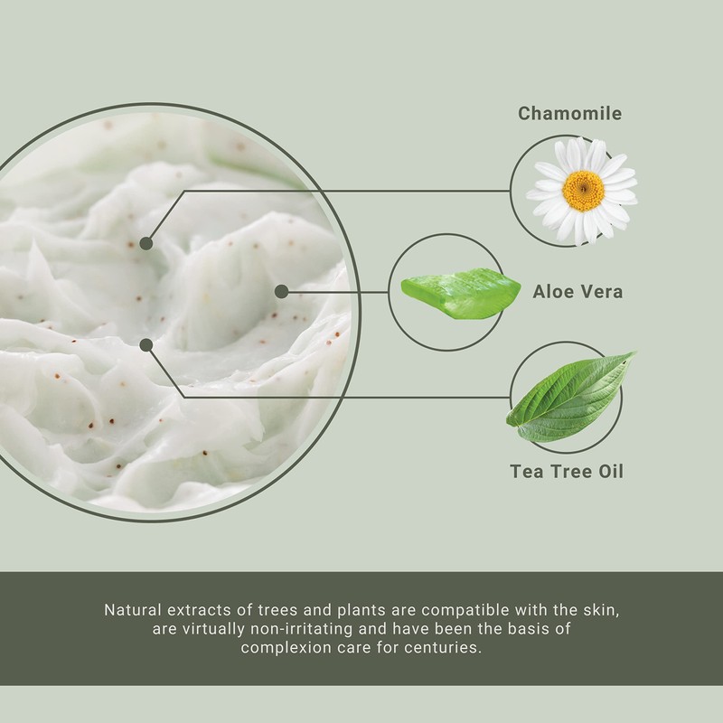 Snap Gentle Facial Scrub Microfine Exfoliant for Sensitive Skin Contains