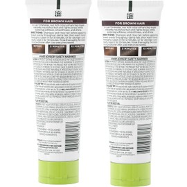 Garnier Nutrisse Color Reviver 5 Minute Nourishing Hair Color Mask with Avocado Oil Delivers Day 1 Color Results, for Color Treated Hair, Cool Brown, 8.4 fl oz, 2 Count (Packaging May Vary)