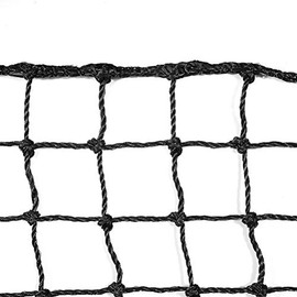 Aoneky Polyethylene Baseball Backstop Nets, 10x10ft Sports Practice Barrier Net, Heavy Duty Hitting Containment Netting, Baseball High Impact Net