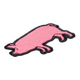 PatchStop - World's Largest Patch Store Dark Pink Pig Patch, Pig & Farm Animal Patches
