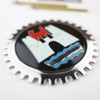 Generic Wolfsburg German Germany Black Red Yellow Grill Badge Emblem