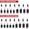 RIMKOLO Hex Impact Bit Socket Set, 32-Piece Allen Socket Set