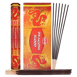 Dragons Blood Incense Sticks and Incense Stick Holder Bundle Insence Insense Hem Incense Sticks
