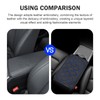 Zikefest Car Center Console Cover, Soft Comfortable PU Leather Armrest